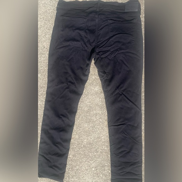 Paige Men’s Black Shadow Jeans, Size 38, Black, - Picture 3 of 3